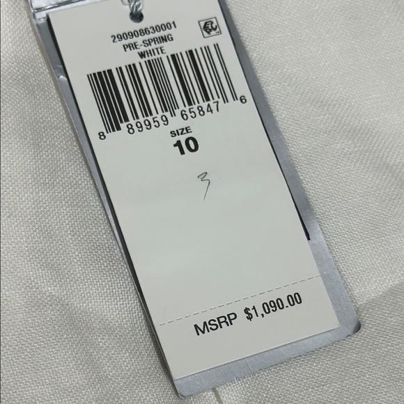 Ralph Lauren Purple Label collection women's Stamford Pleated 100% Linen Pant - Picture 9 of 16